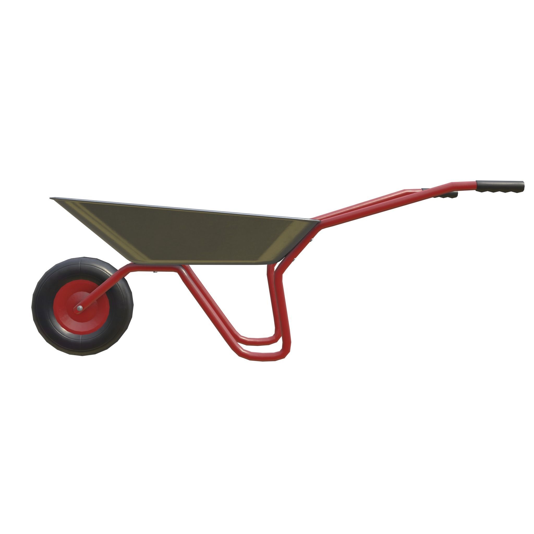 Game-ready Wheelbarrow - Unity - HDRP - UE4 3D Model Collection_16