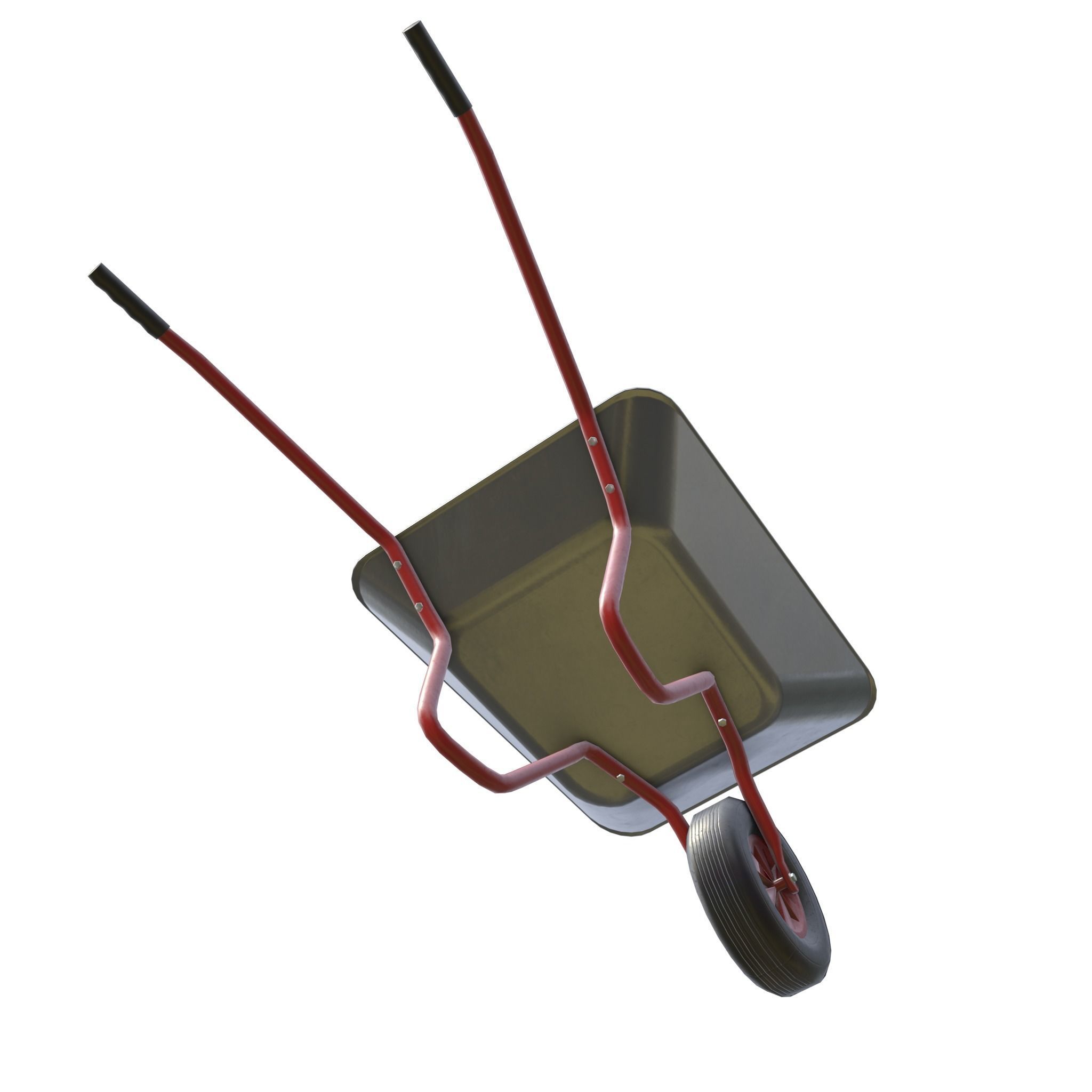 Game-ready Wheelbarrow - Unity - HDRP - UE4 3D Model Collection_23