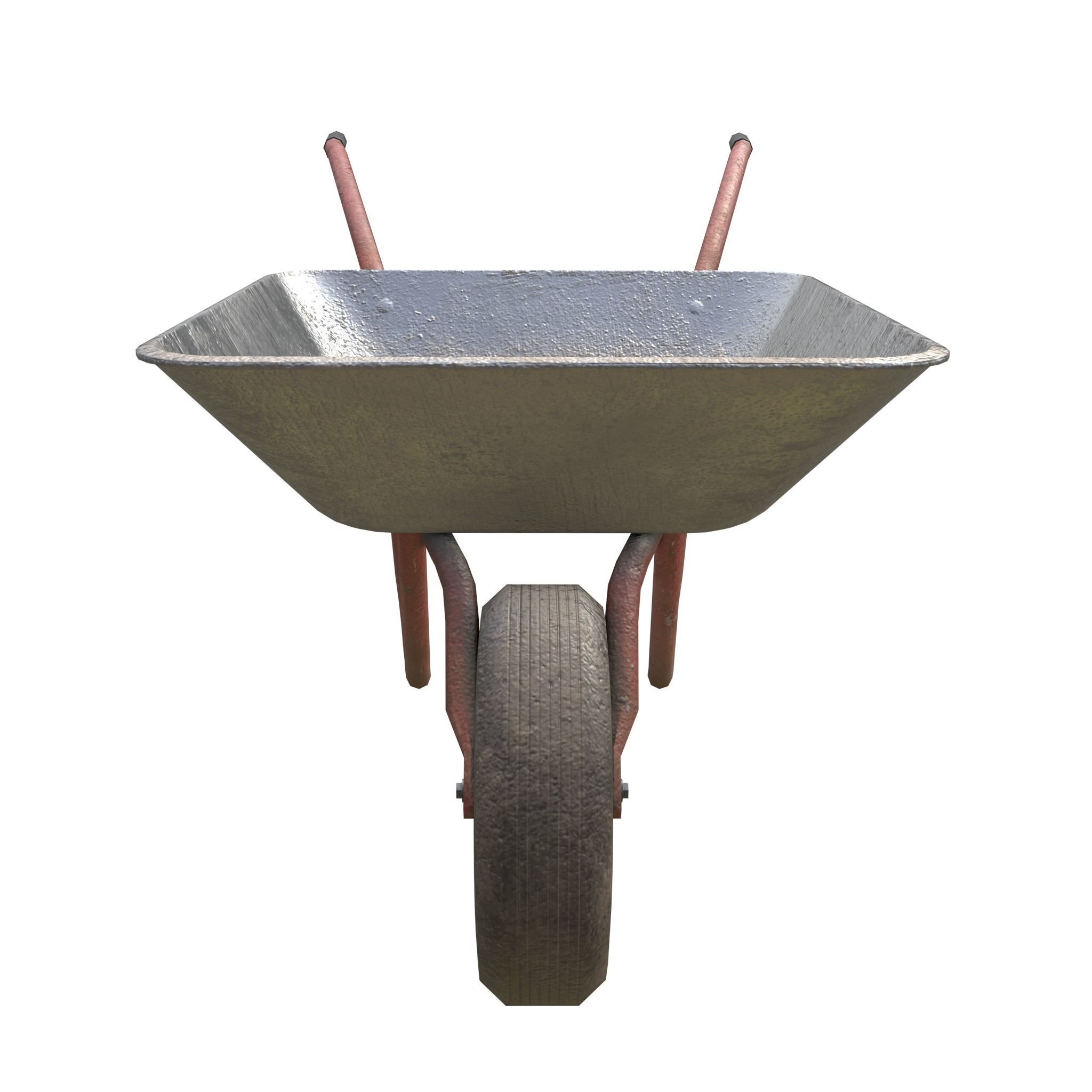 Game-ready Wheelbarrow - Unity - HDRP - UE4 3D Model Collection_13