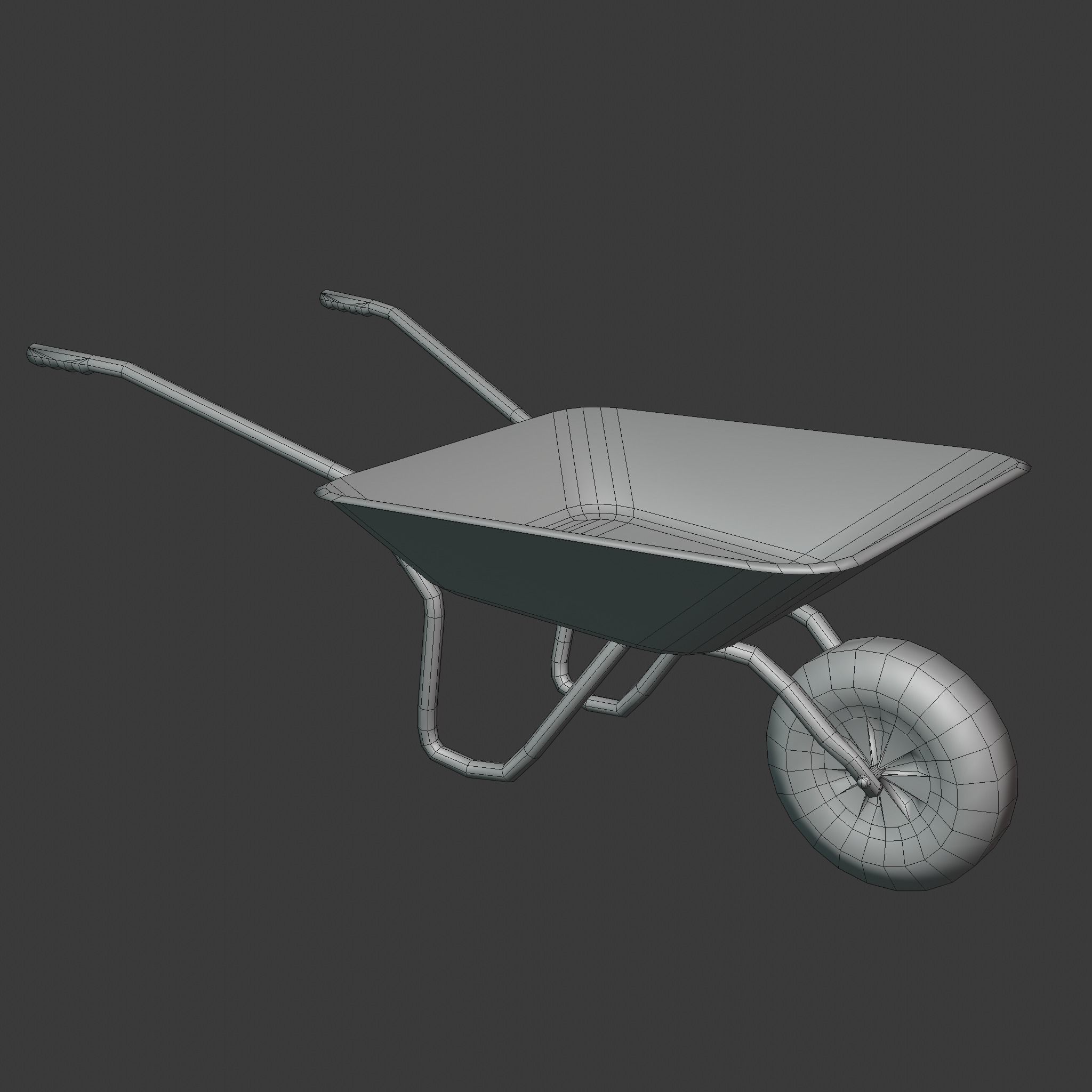 Game-ready Wheelbarrow - Unity - HDRP - UE4 3D Model Collection_50