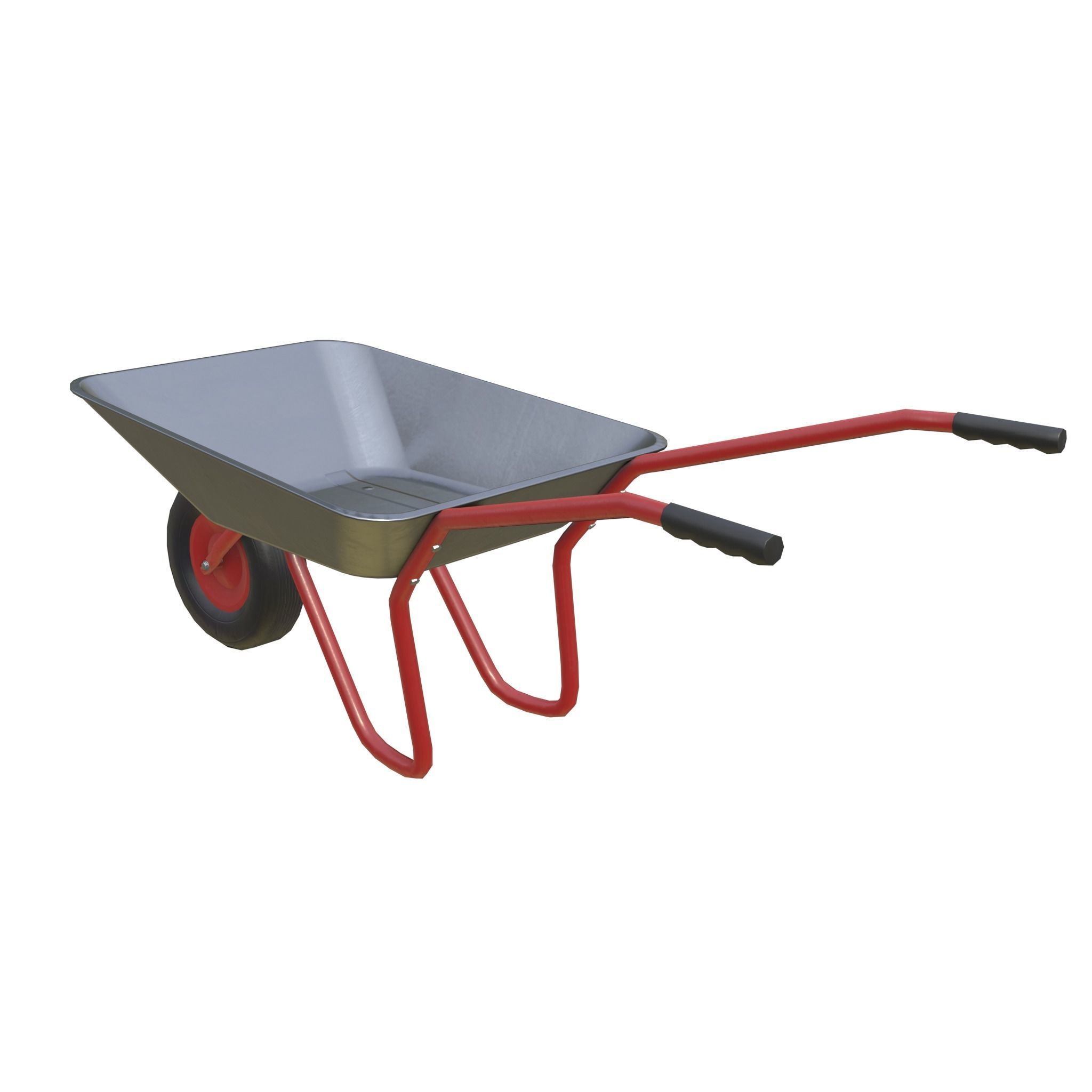 Game-ready Wheelbarrow - Unity - HDRP - UE4 3D Model Collection_8