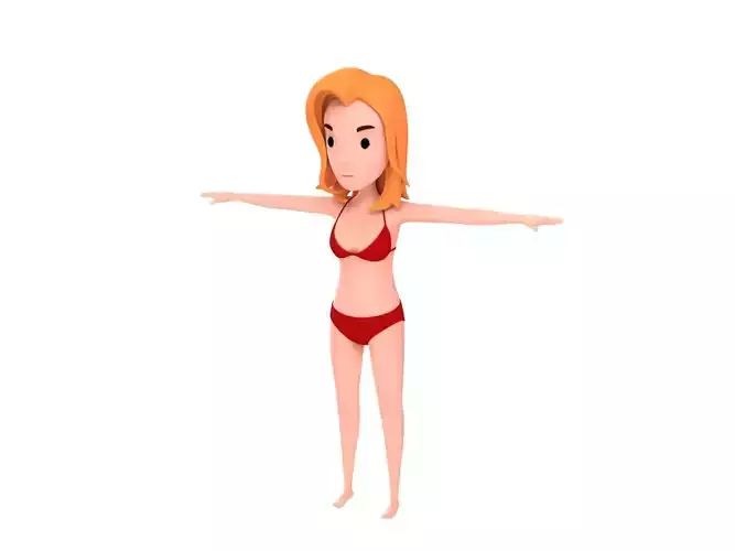 CartoonGirl026 Bikini Girl