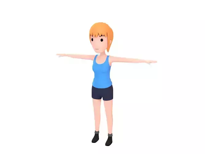 CartoonGirl027-Girl girl