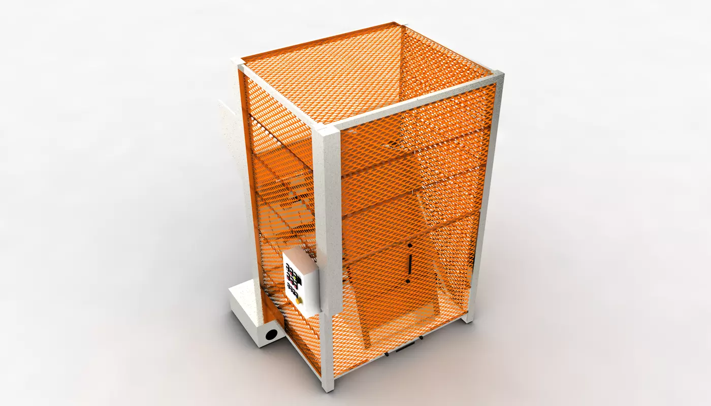 Automatic Loader Depositor for Can Jar Food Processing Low-poly 3D model_0