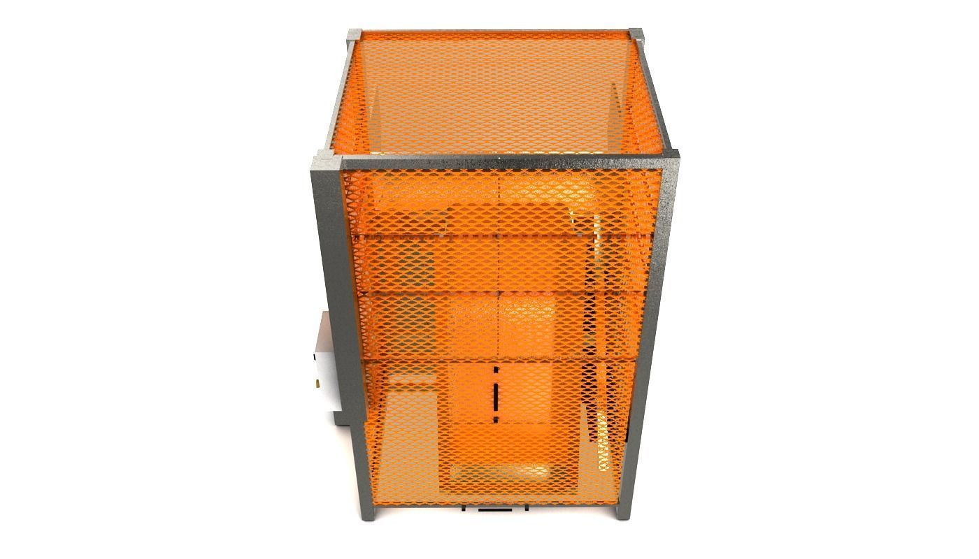 Automatic Loader Depositor for Can Jar Food Processing Low-poly 3D model_2