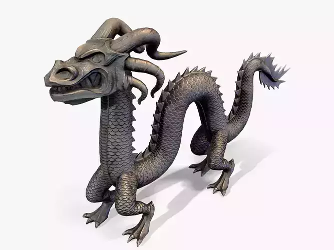 Chinese Dragon Figurine