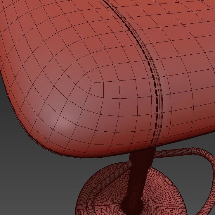 Bar stool 3D model_6