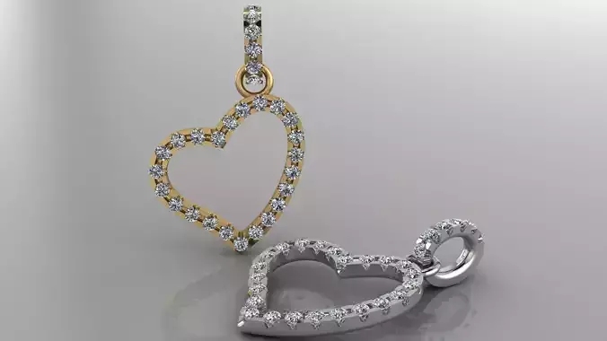 Heart necklace 1902