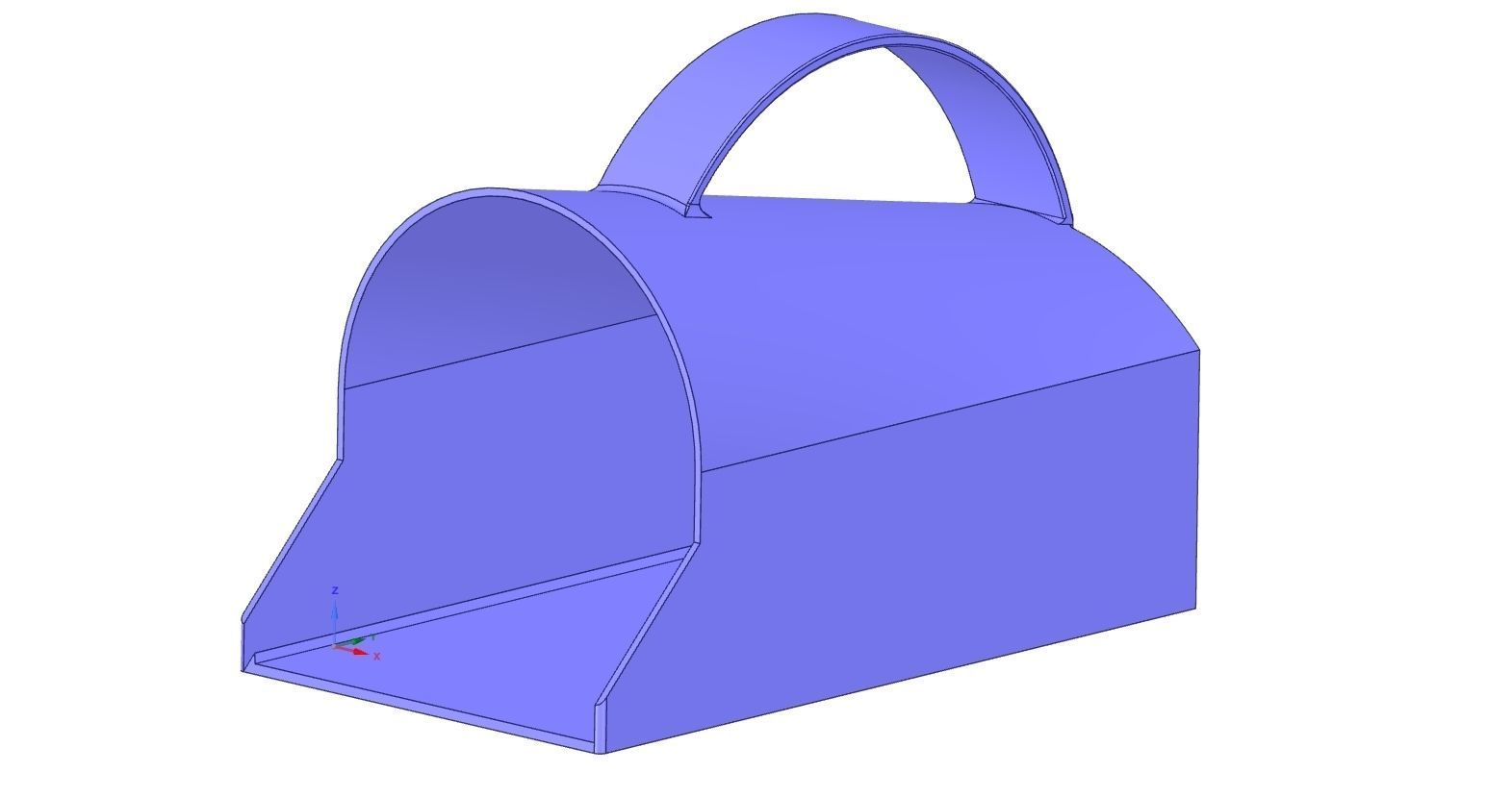 Scoop Service Candy Cereal Food Bean Clear dustpan07 3d and cnc