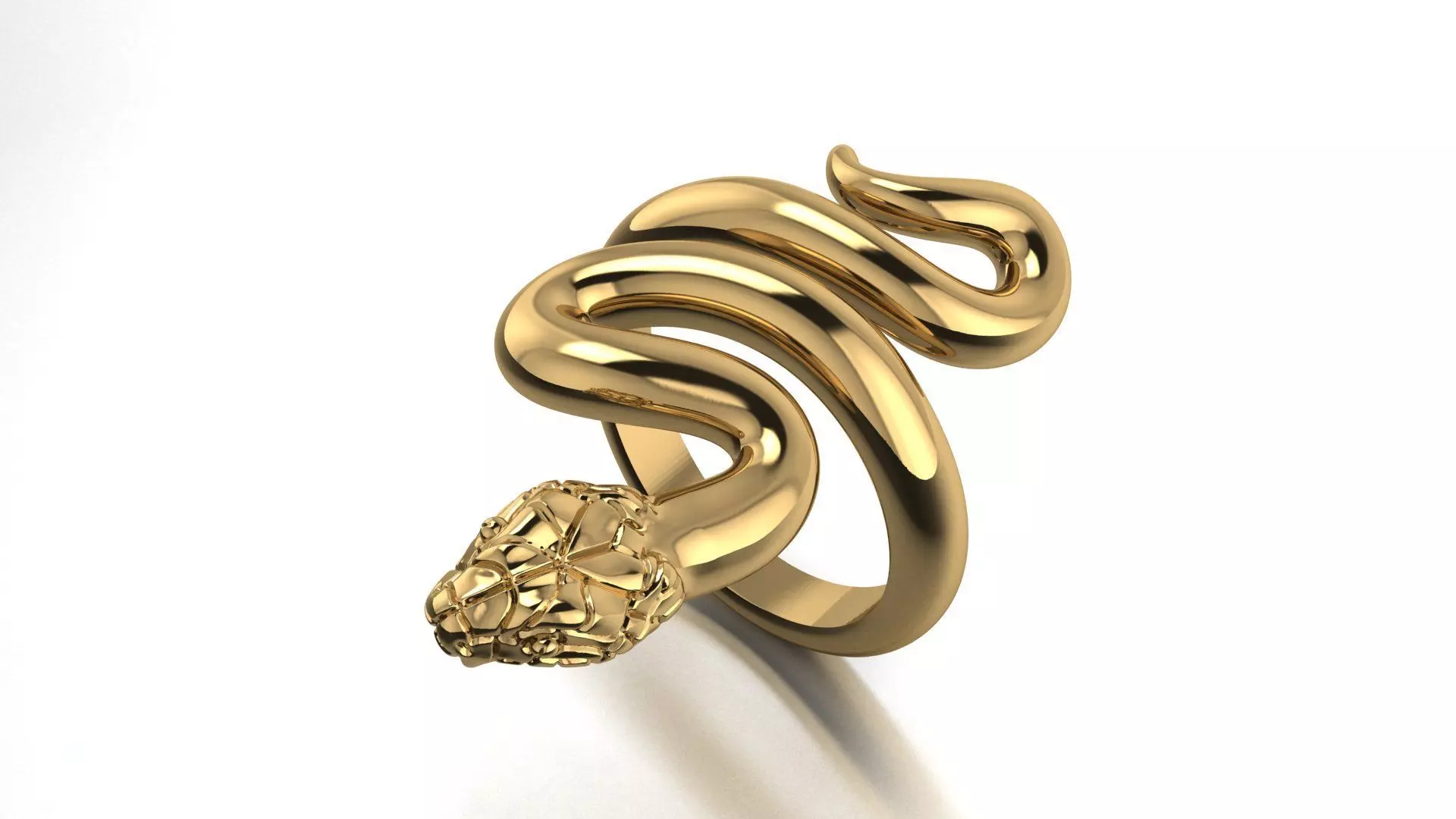Snake ring 1903 3D print model_0