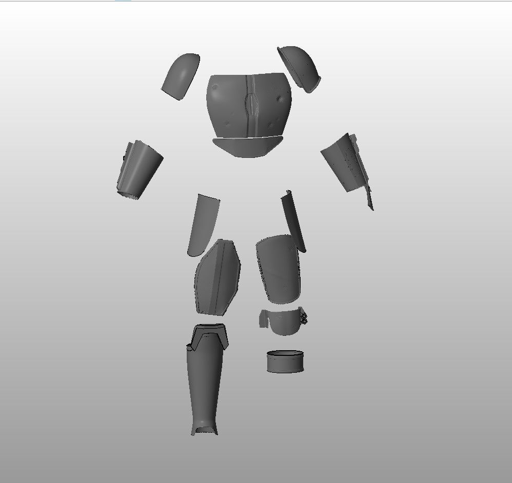 The Mandalorian 2019 armor for 3D print 3D print model_2