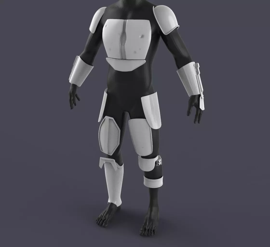The Mandalorian 2019 armor for 3D print 3D print model_0