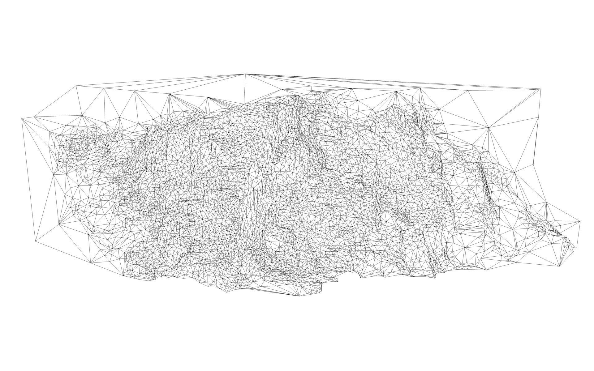 Alpine rock - scanned 3d model Free low-poly 3D model_7