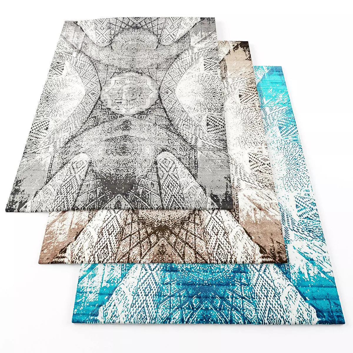 Monte Carlo Rug4 Low-poly 3D model_0