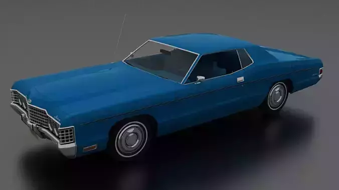 Monterey 2dr Hardtop 1972 Low-poly 3D model
