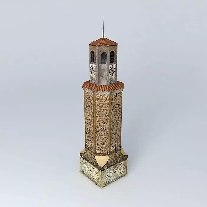 The clock tower Free 3D model_0