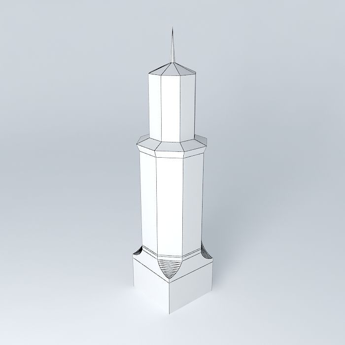 The clock tower Free 3D model_3