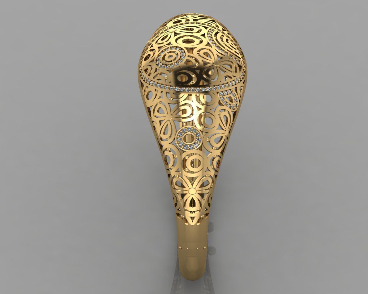 GC GOLD BRC046-Diamond BRACELET 3D print model_2