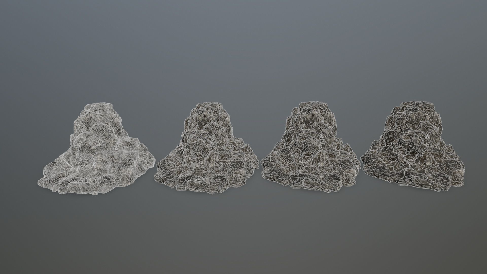 skull gate Low-poly 3D model_2