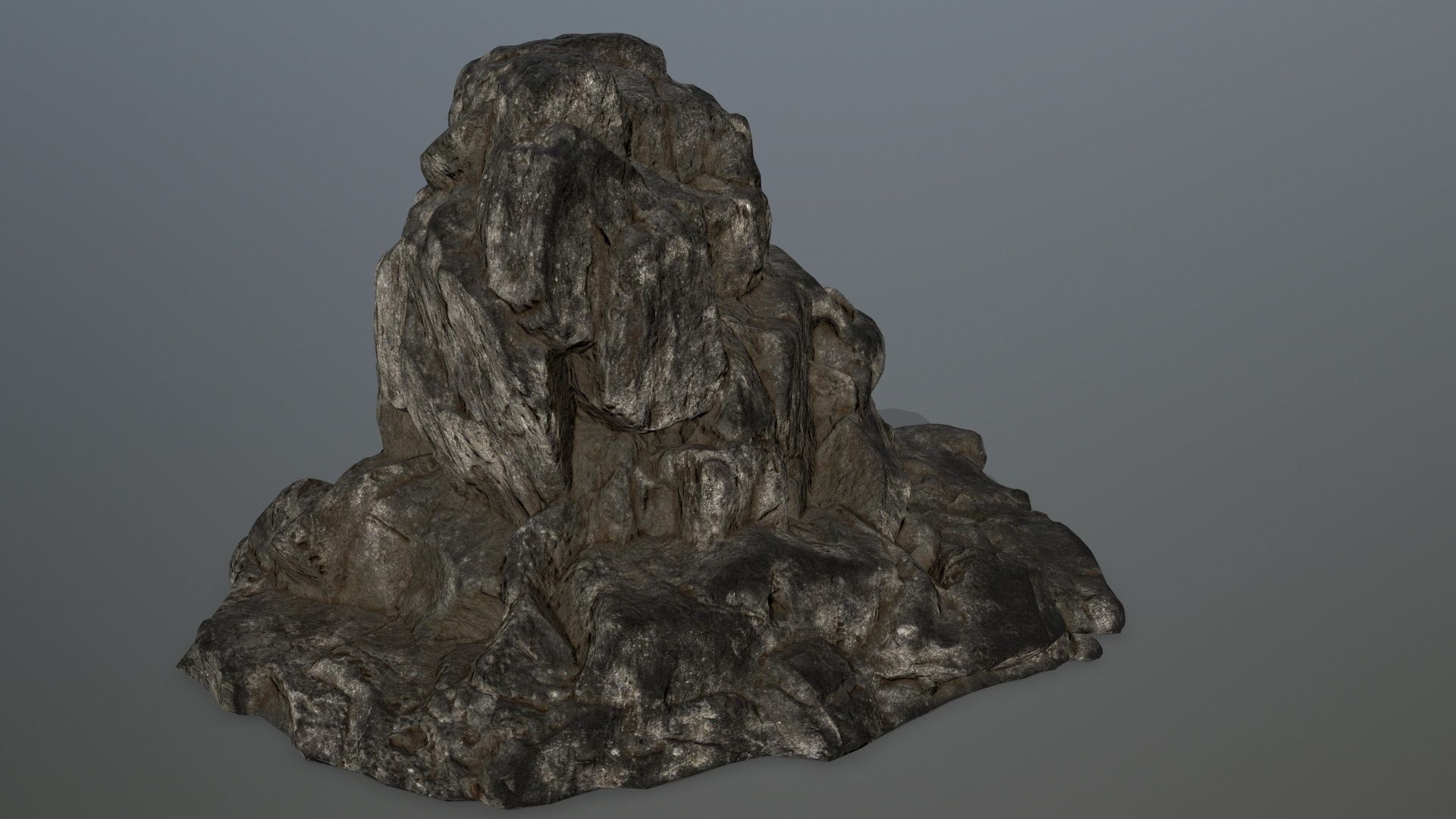 skull gate Low-poly 3D model_5