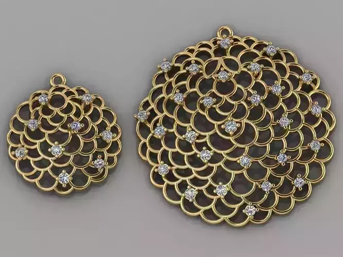 GC GOLD H150- Diamond NECKLACE 