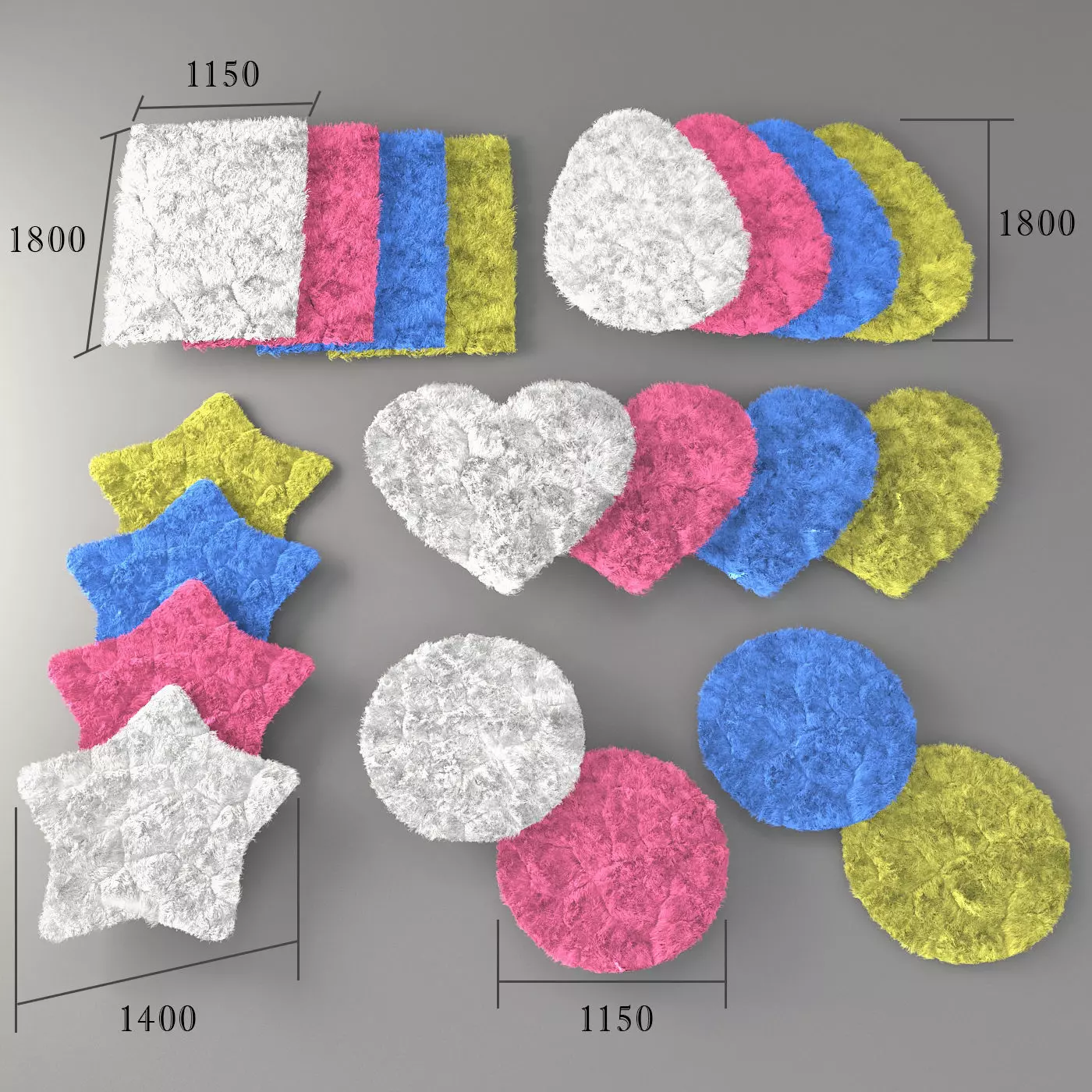 Childrens rugs 01 3D model_0