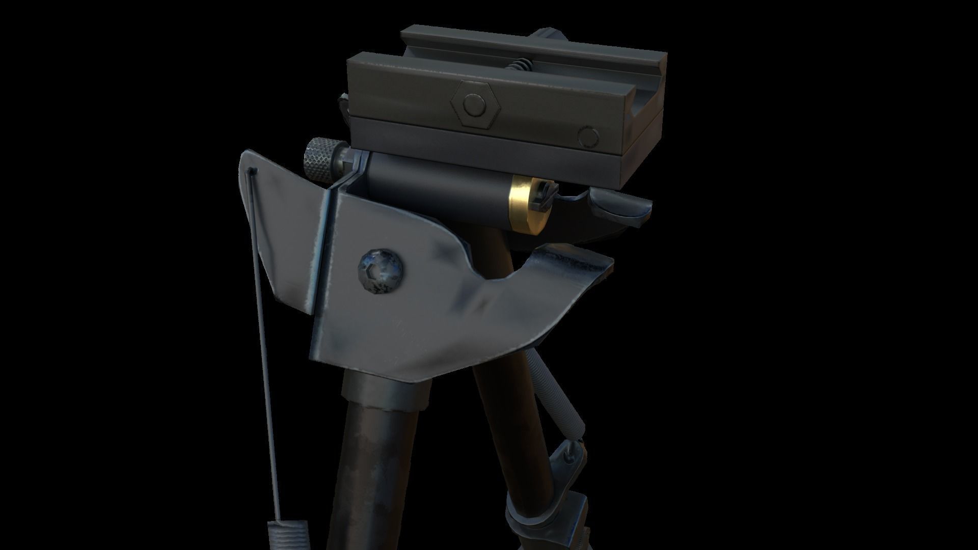 Semi-Automatic Sniper Pack Low-poly 3D model_30