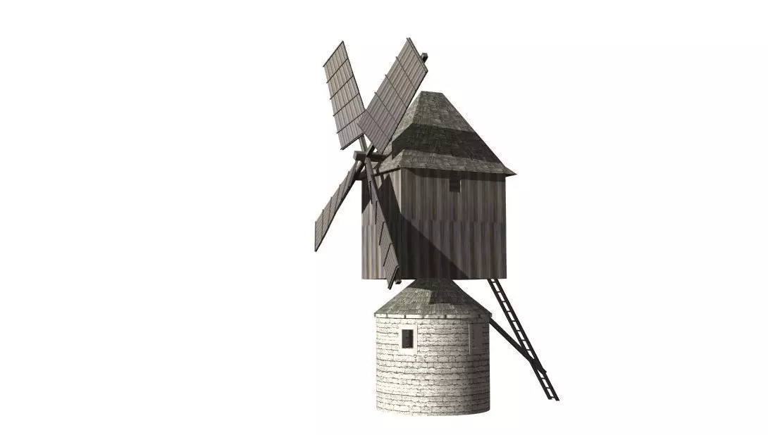 Orientable Windmill Free 3D model