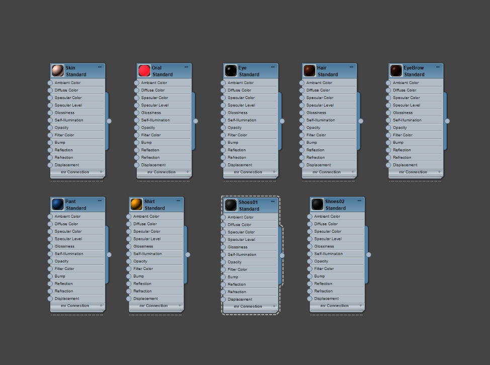 Cartoon Girl Character Pack 2 3D model_25