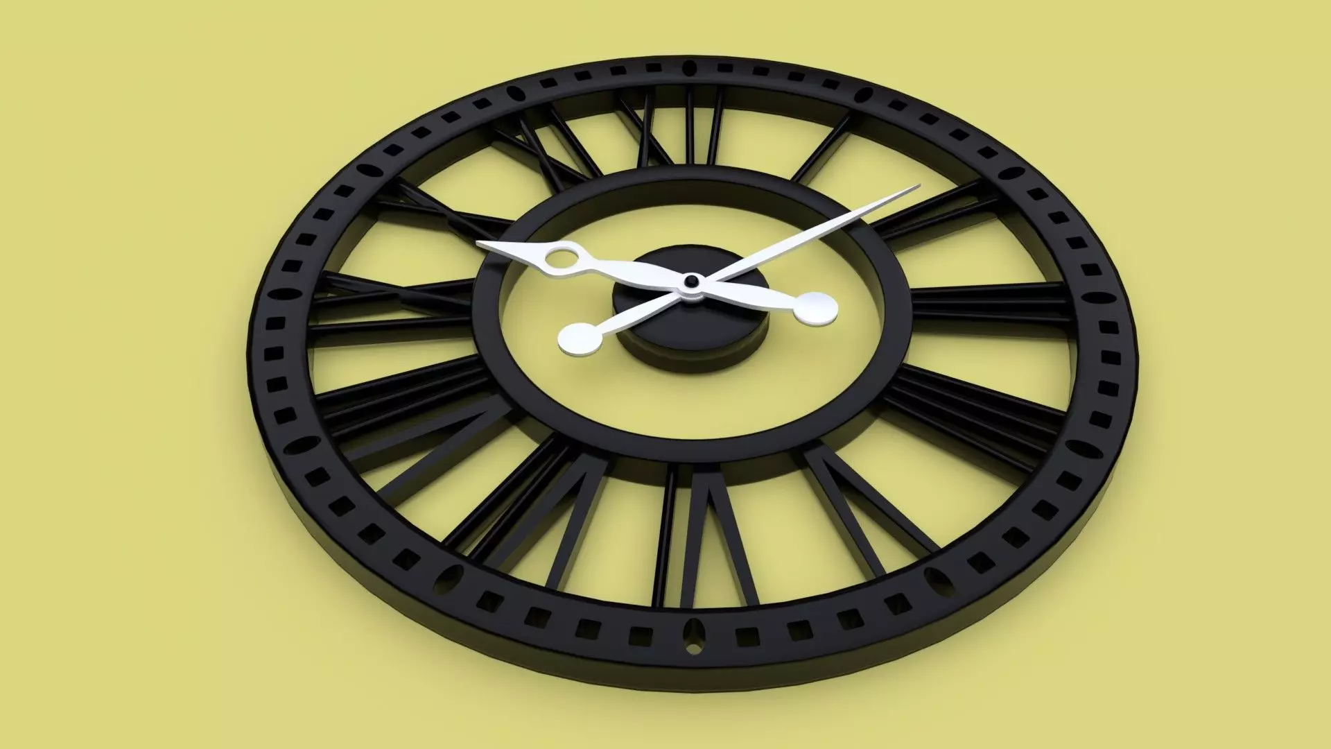 Wall Clock 3D model