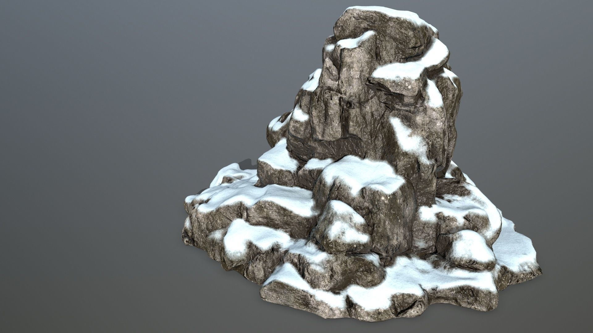 skull gate Low-poly 3D model_6