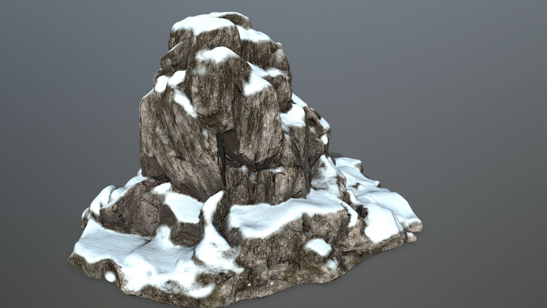 skull gate Low-poly 3D model_3