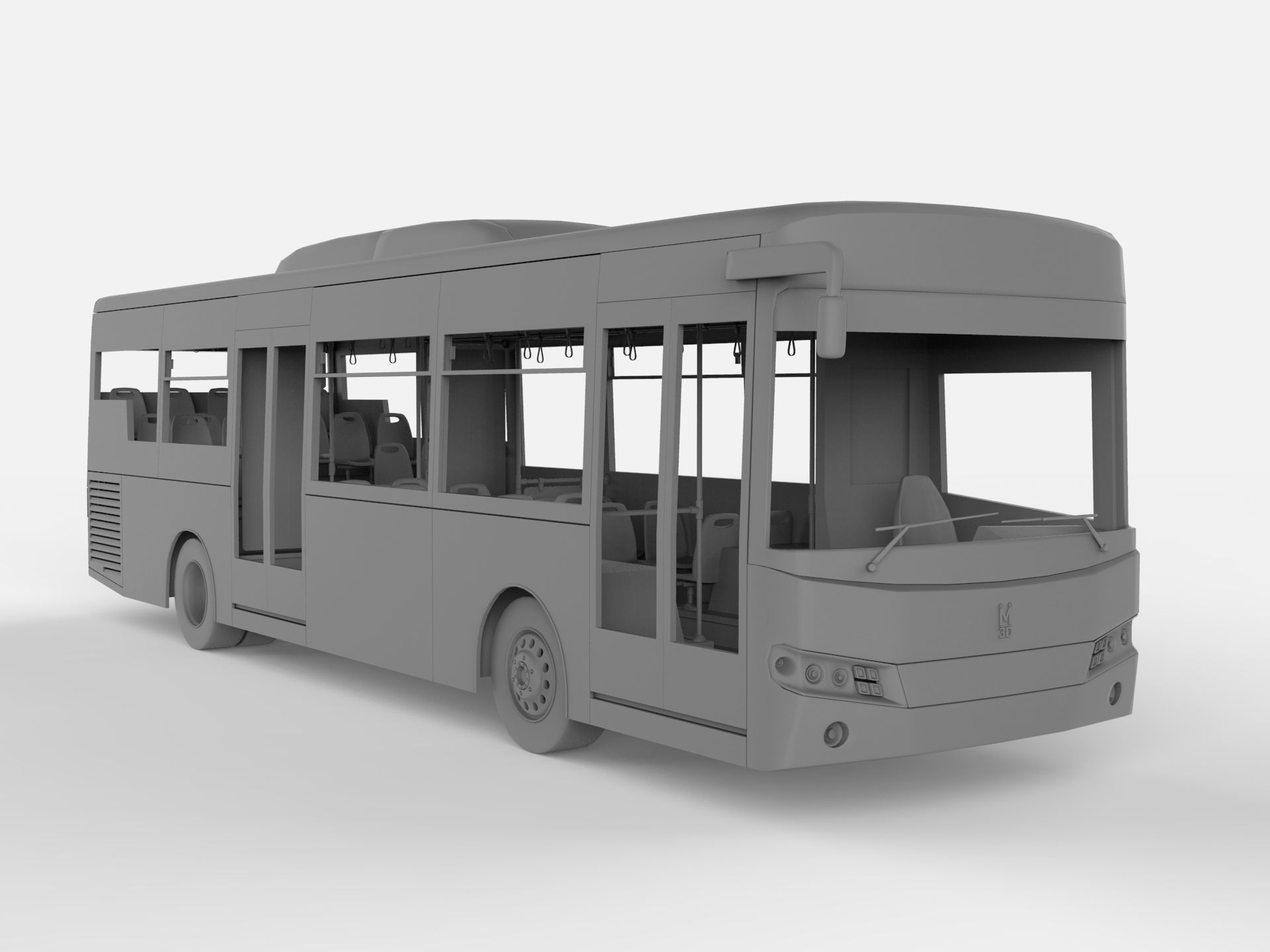 City Bus 3D model_1