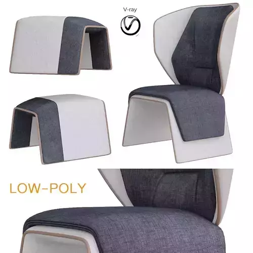 Gender Armchair 3d model