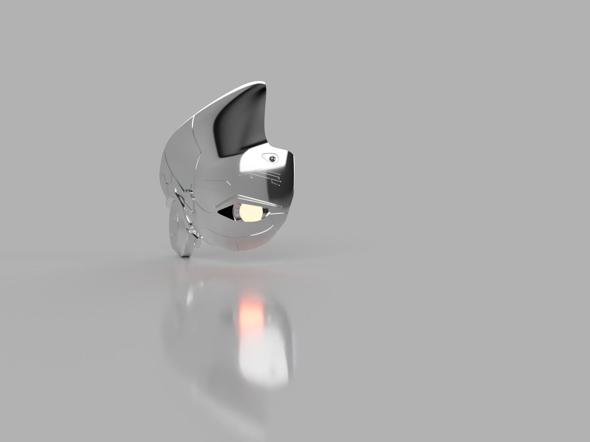 Cyborg head piece from DOOM PATROL 3D print model_5