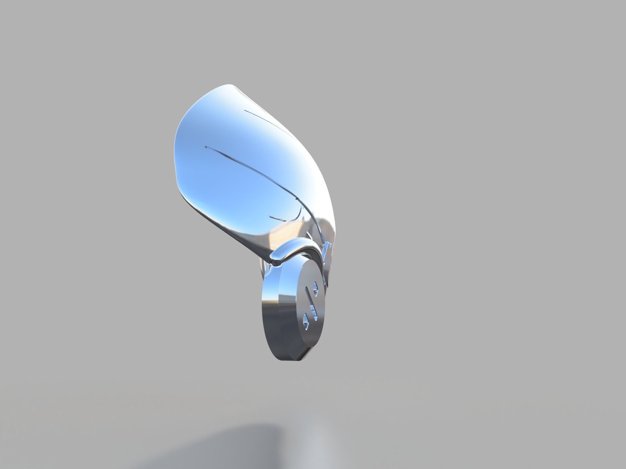 Cyborg head piece from DOOM PATROL 3D print model_29