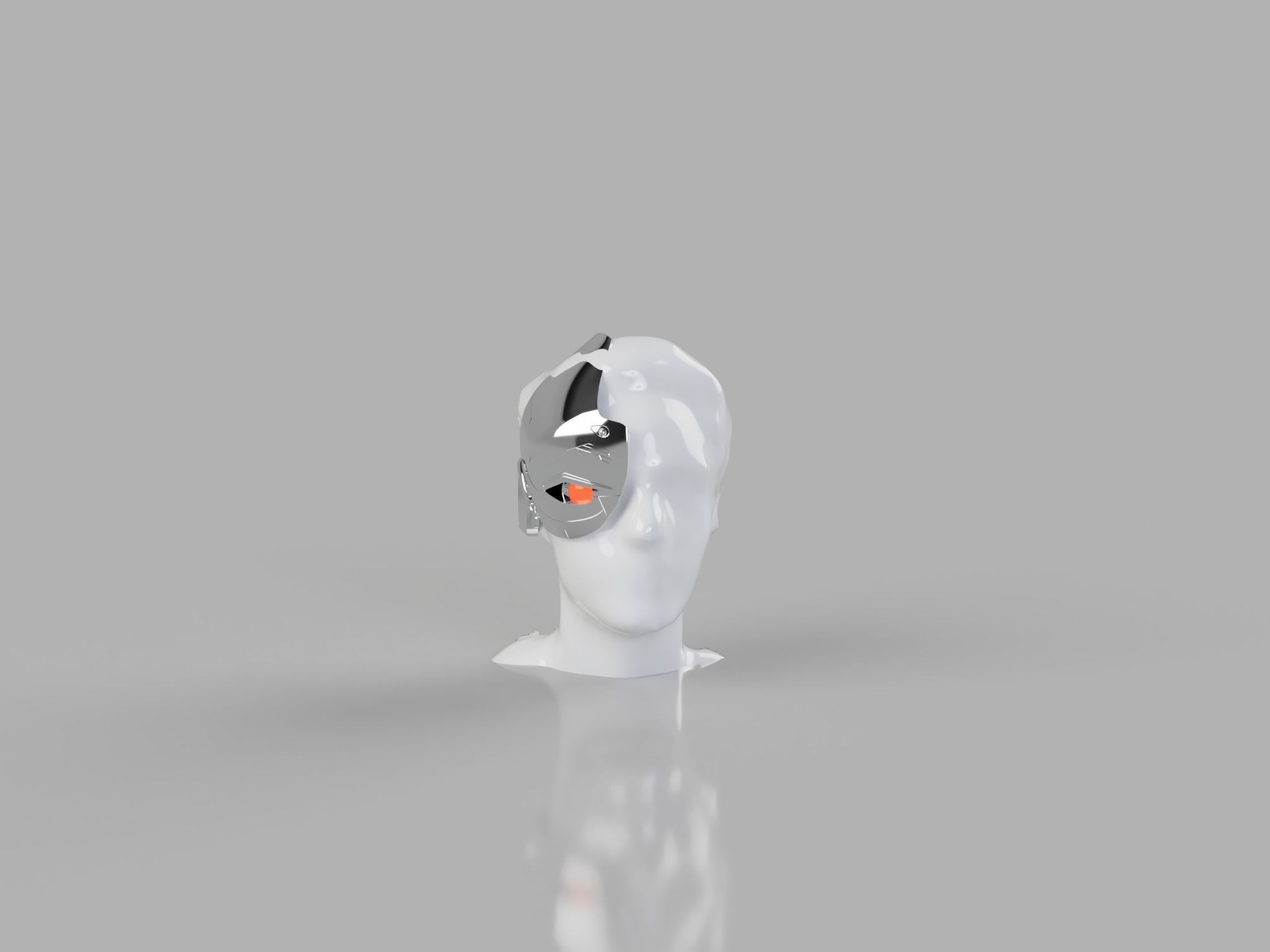 Cyborg head piece from DOOM PATROL 3D print model_15