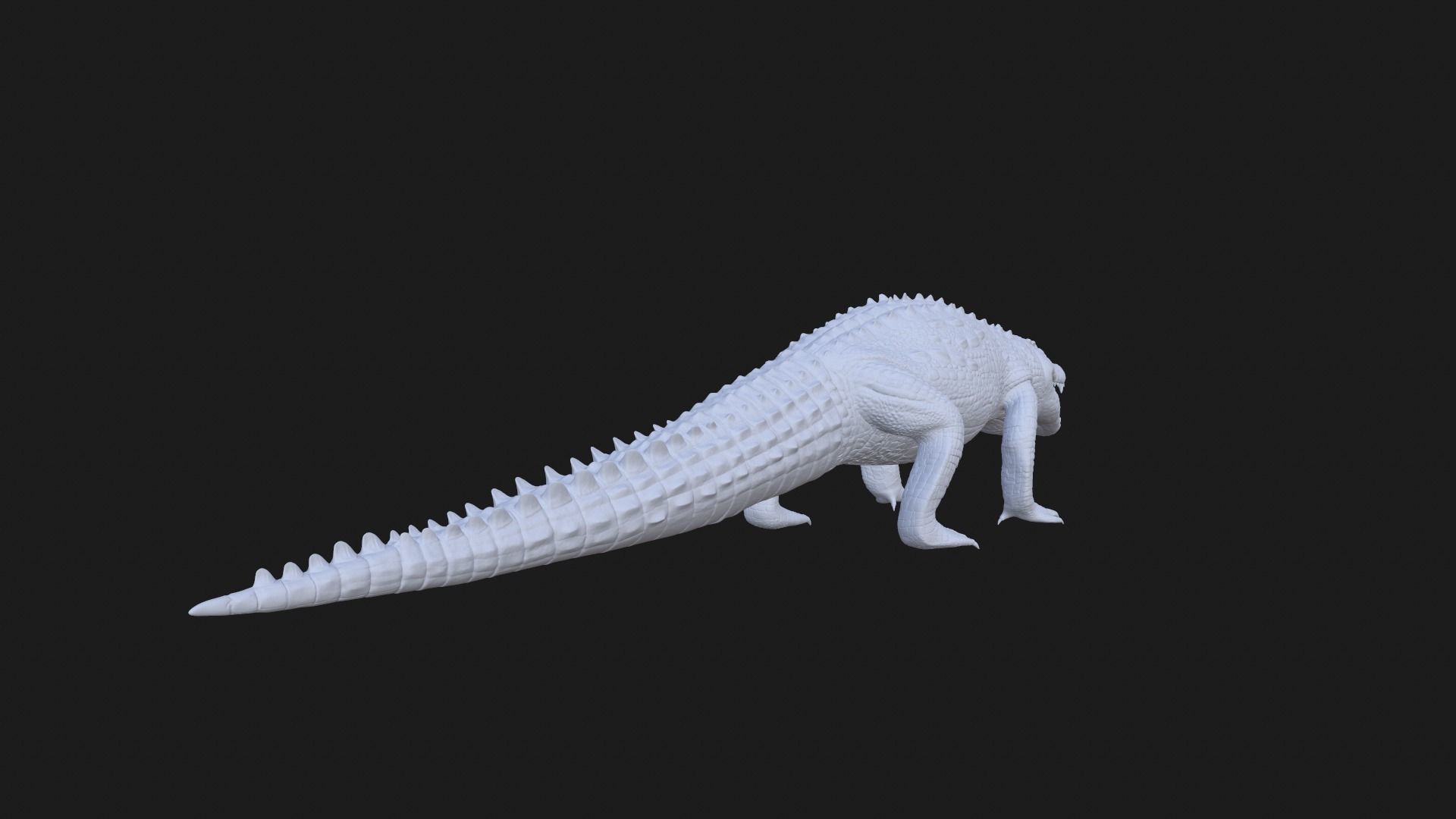 Crocodile 3D model_10