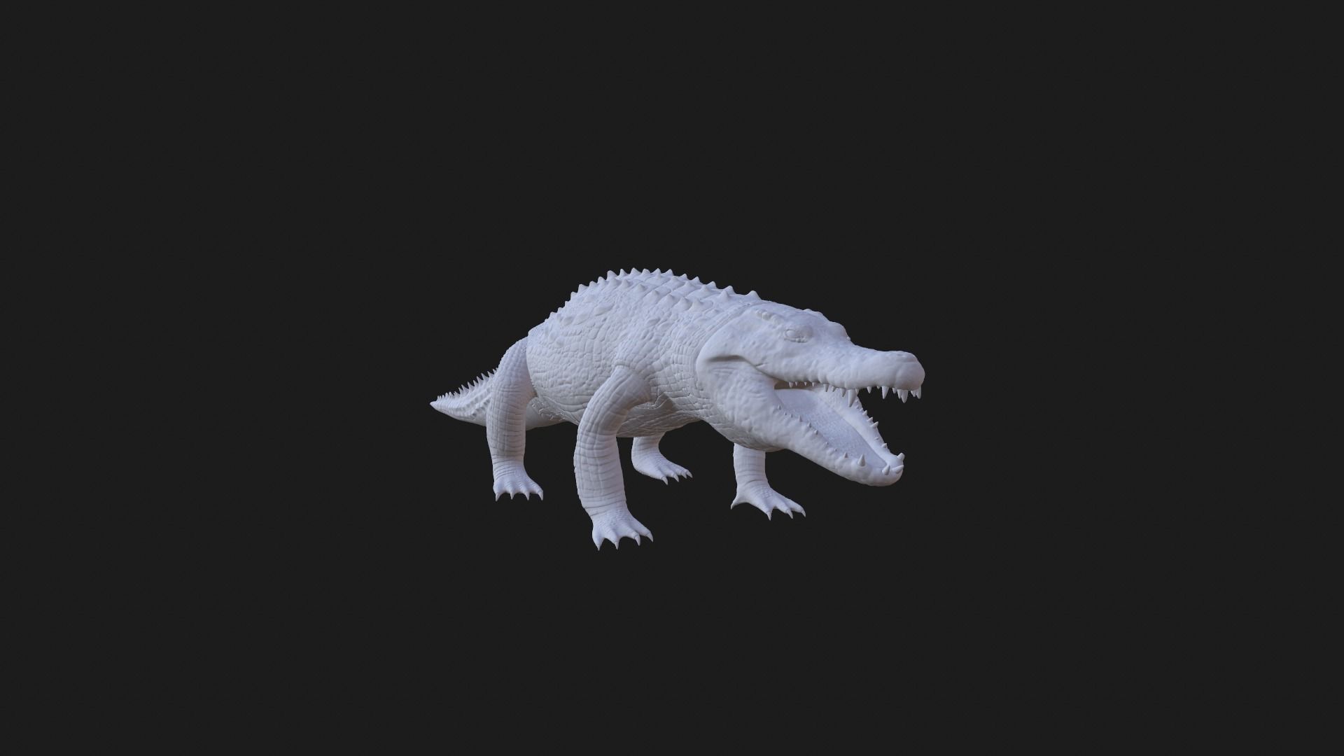 Crocodile 3D model_8