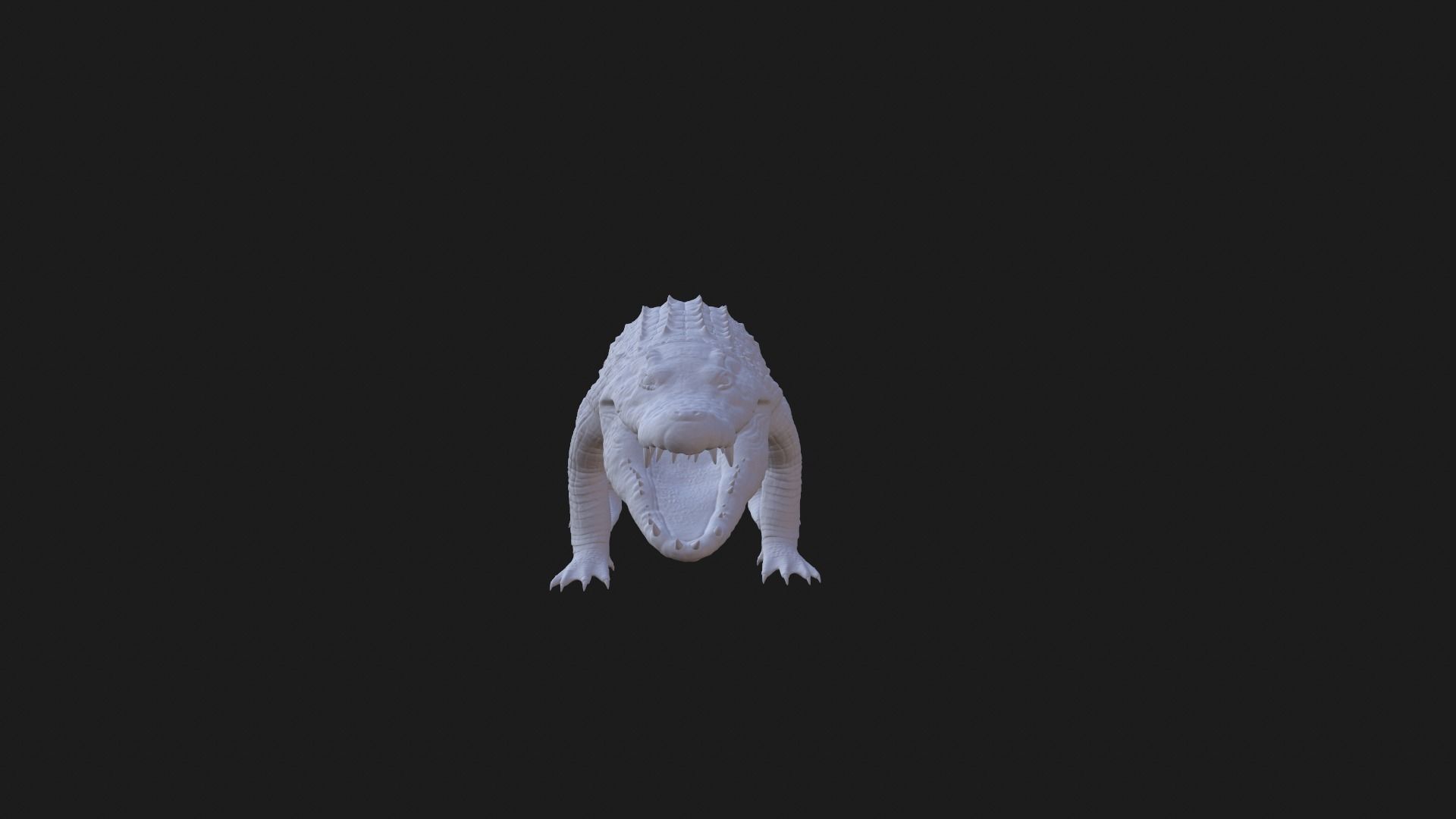 Crocodile 3D model_7