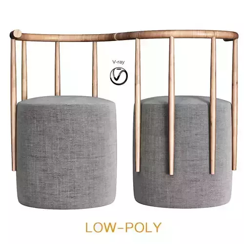 CREATIVE DESIGN  Talk Chair 3d model