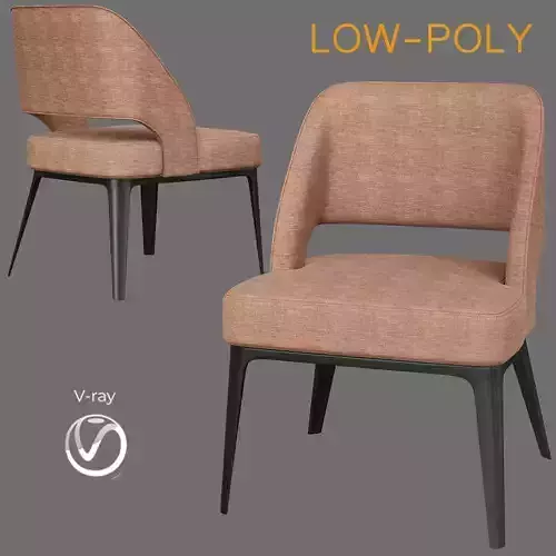 Owens Armchair Sillon Only Premium 3d model Low-poly 3D model