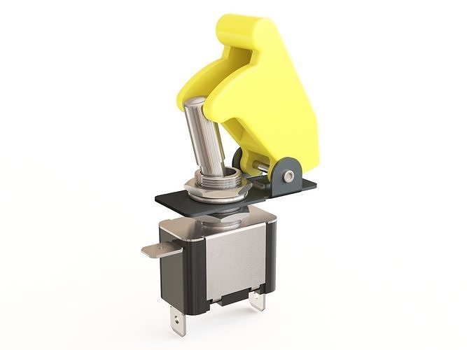 Toggle switch 02 3D model
