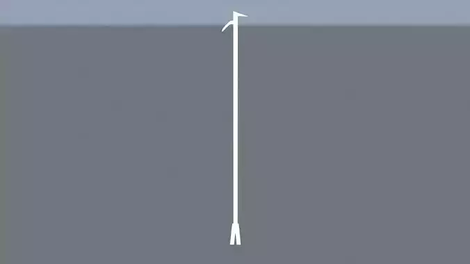 New York Fire Hook Free low-poly 3D model