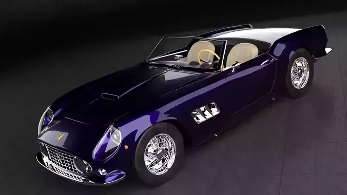 1962 Ferrari 250 GT California Spyder 3D model