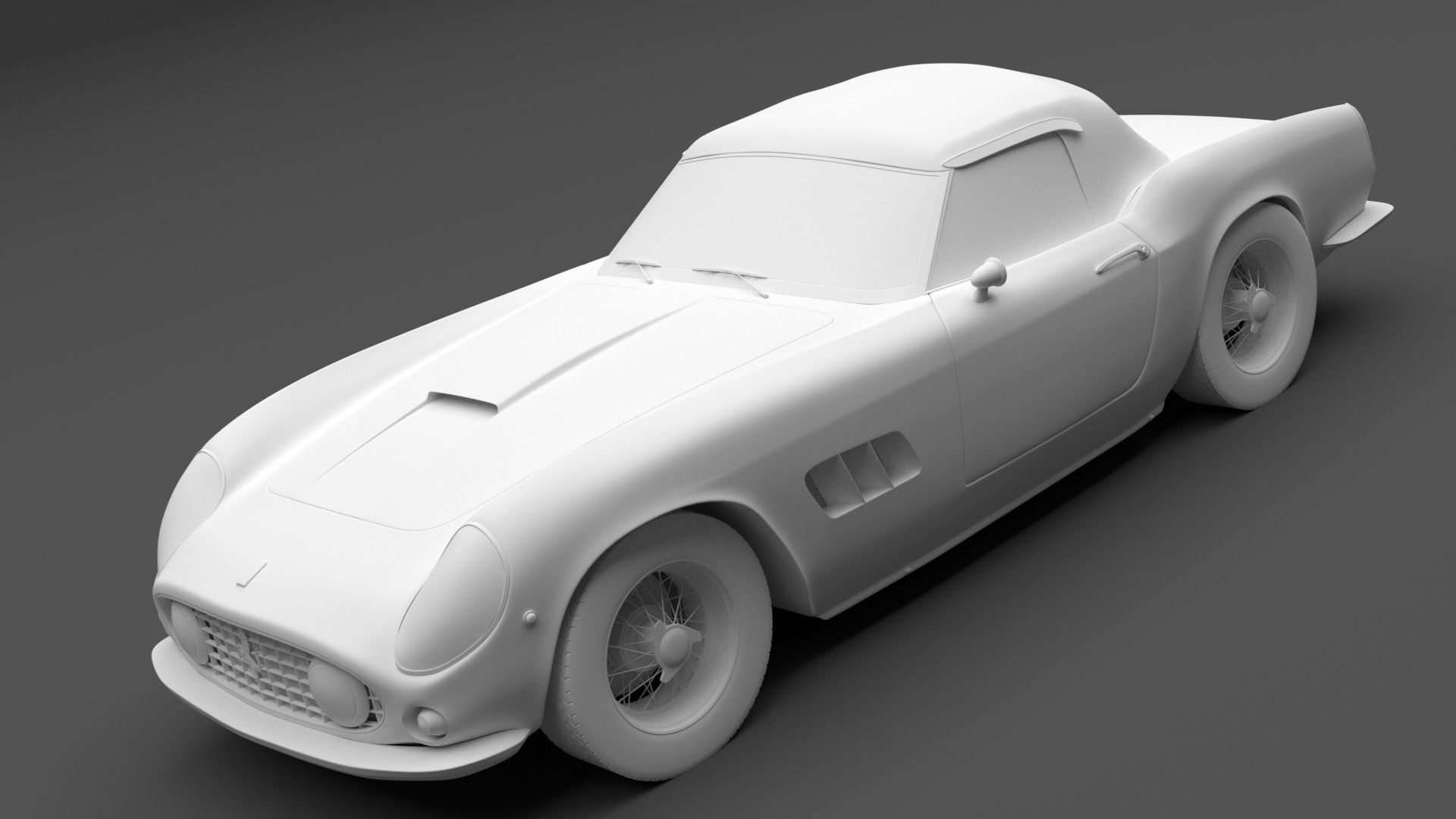 1962 Ferrari 250 GT California Spyder 3D model_1