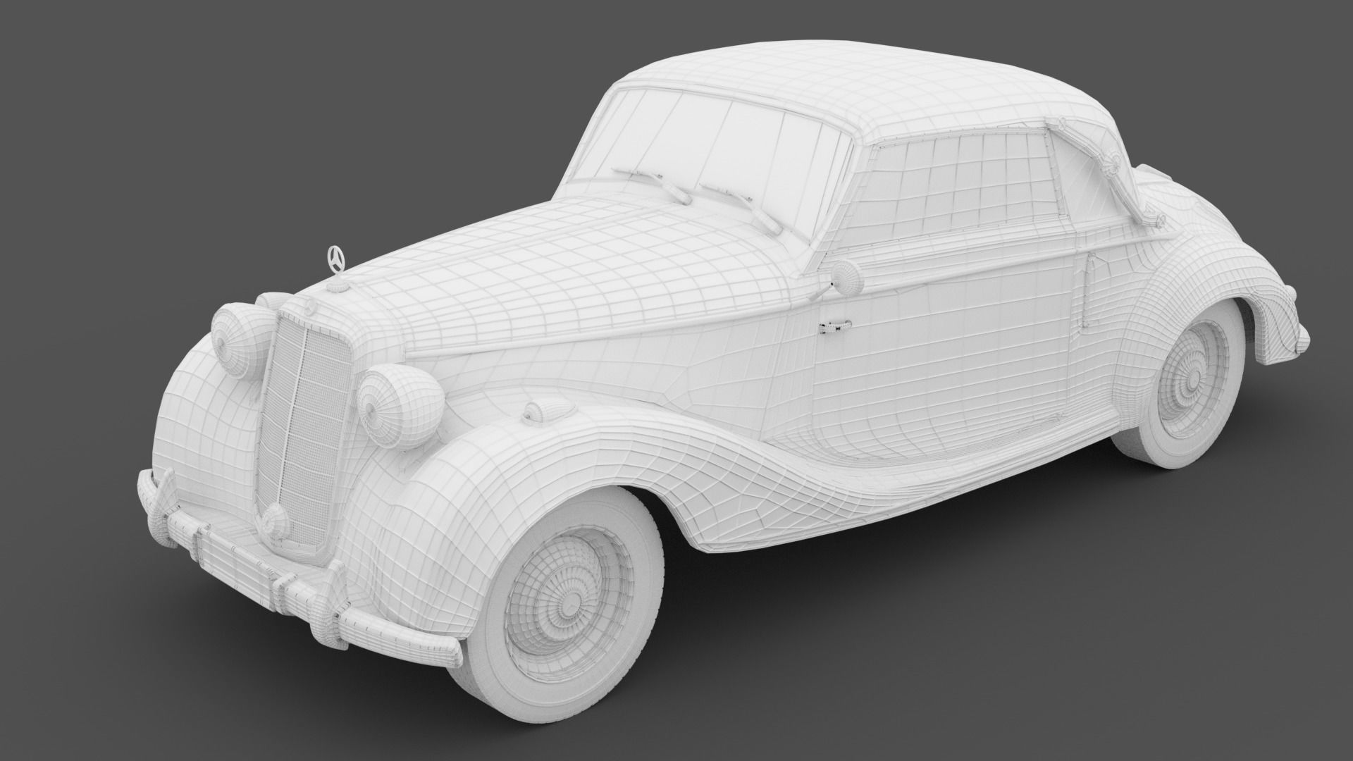 1939 Mercedes-Benz 170 S Cabriolet 3D model_2