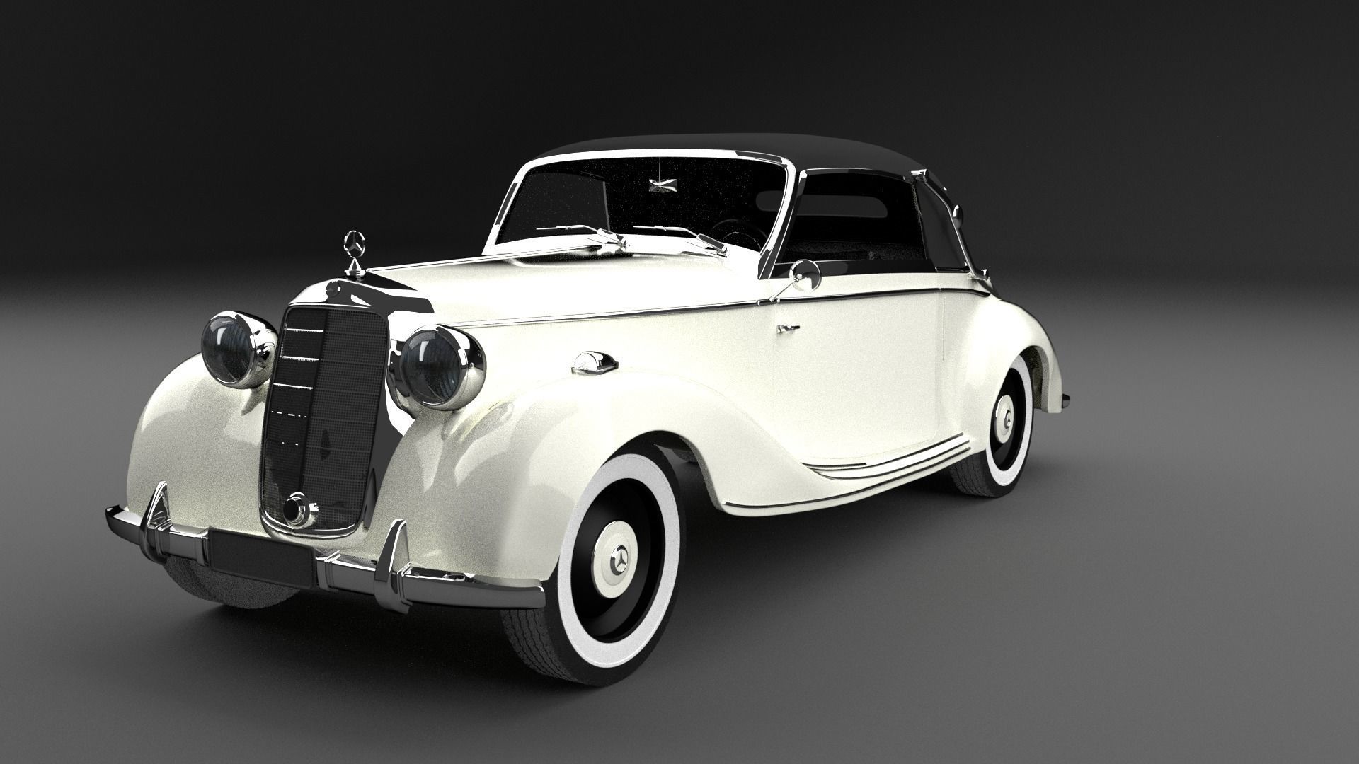 1939 Mercedes-Benz 170 S Cabriolet 3D model_4