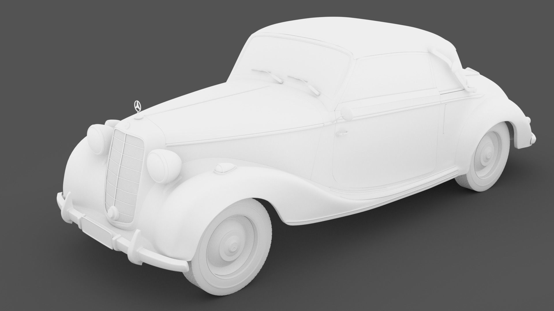 1939 Mercedes-Benz 170 S Cabriolet 3D model_1