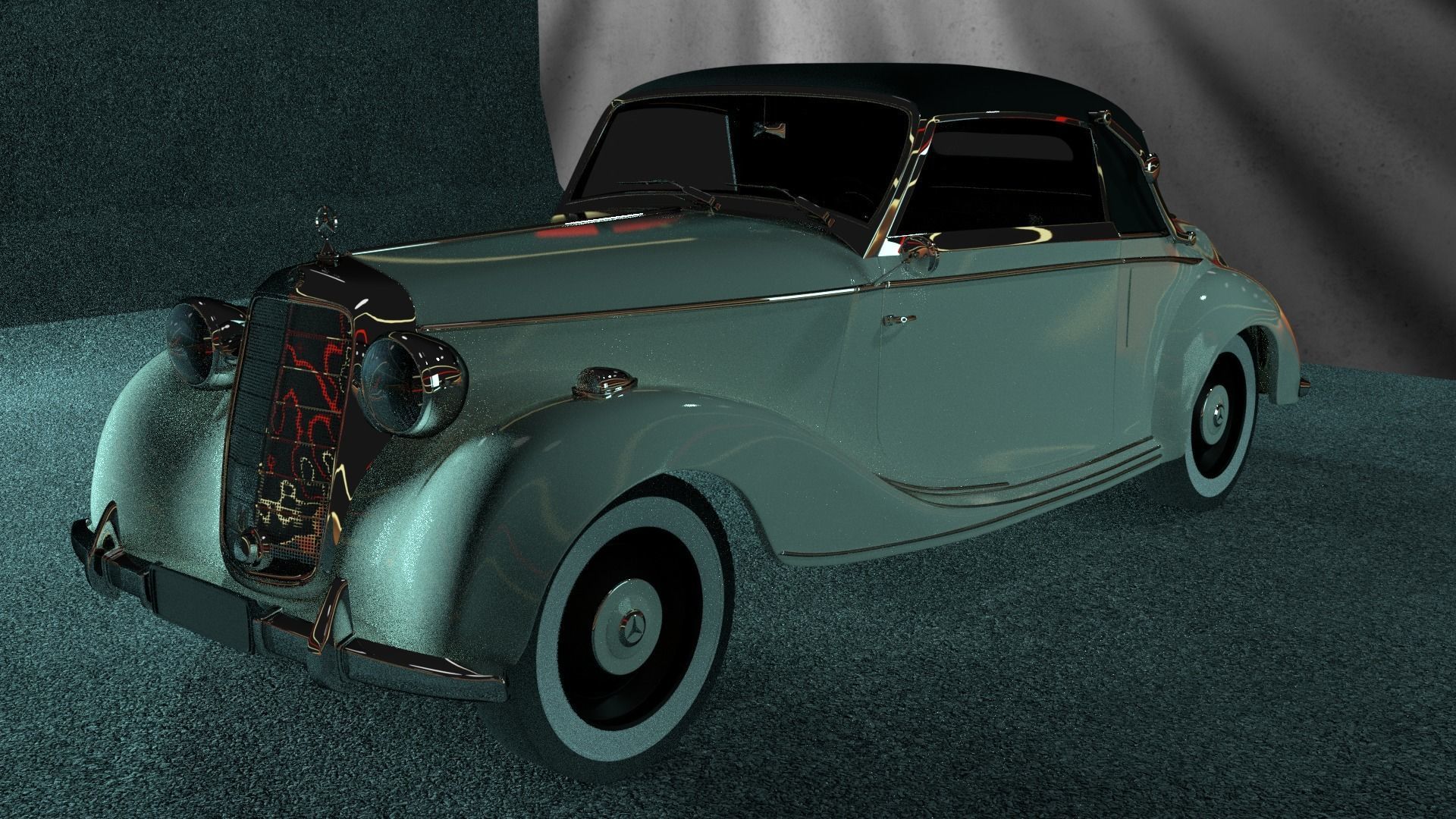 1939 Mercedes-Benz 170 S Cabriolet 3D model_5